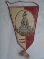 PROPORCZYK POMNIK GRUNWALD 1410 - 1910 KRAKÓW