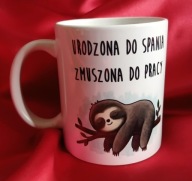 Kubek handmade z humorystycznym napisem