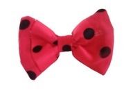 Gumka do włosów kokarda biedronka