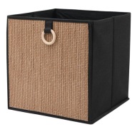 ORGANIZER BAMBUSOWY SZAFY PUDEŁKO POJEMNIK KOSZ SKŁADANY do Regału Kallax