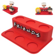 STOJAK NA FIGURKI FRIENDS Przyjaciele McDonald's ekspozytor + GRATIS brelok