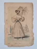 6579) BIEDERMEIER MIEDZIORYT KOLOROWY