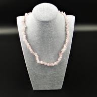 korale kwarc różowy