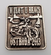 Znaczek, odznaka, blacha zlotowa, motocyklowa No.2199
