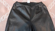 VERO MODA spodnie legginsy skórzane damskie roz. M