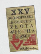 Konkurs Złota Wiecha 1989 W.Z.I.R. WROCŁAW odznaka z PRL