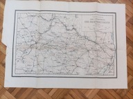 LENCEWICZ .. MAPA HYPSOMETRYCZNA GÓRY ŚWIĘTOKRZYSKIE ... rok 1921