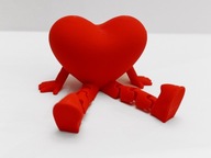 Serduszko dekoracyjne Serce Walentynki Zestaw 10 sztuk