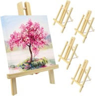 4 sztuki drewnianych sztalug stołowych, 30 cm B296