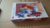 Puzzle Trefl 2000 - kwiaty i owoce - aukcja WOŚP