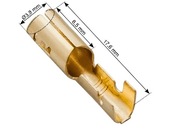 Konektor gniazdo nasuwka cylindryczna średnica 3,8 mm cena za 6 szt