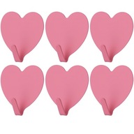 WIESZAK SAMOPRZYLEPNY MOCNY ŁAZIENKOWY HACZYK WODOODPORNY UCHWYT 6 SZT.