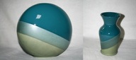 PIĘKNE 2 WAZONY CERAMIKA STYLOWE KOMPLET 2 SZTUKI