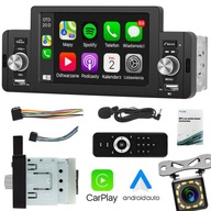 RADIO SAMOCHODOWE 1 DIN ODTWARZACZ DOTYKOWY EKRAN ANDROID AUTO CARPLAY USB