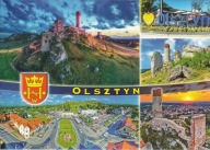 OLSZTYN K. CZĘSTOCHOWA - Z LOTU PTAKA - ZAMEK - HERB