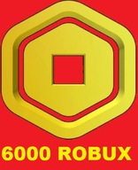 ROBLOX ROBUX 6000 SZTUK 6000RS 6K ROBUXÓW ROBUXY GAMEPASS