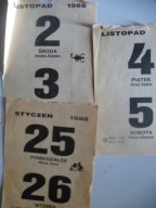 kartka z kalendarza 1988