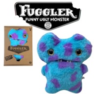 MASKOTKA FUGGLER PLUSZAK POTWOREK NIEBIESKI FIOLETOWY Z ZĘBAMI