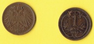 AUSTRIA 1 Heller 1895 r.