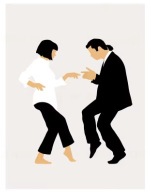 Plakat „Movie Dance Aesthetic” – Minimalistyczny Plakat Filmowy Retro