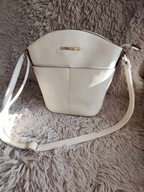 G&T Dcmcma ,bezowa torebka,zlote logo,jak nowa