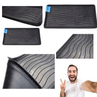 WYCIERACZKA WEWNĘTRZNA ZEWNĘTRZNA POD DRZWI GUMOWA ANTYPOŚLIZGOWA 40x80 cm