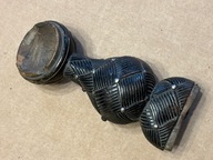 Stara Rękojeść drewniana z nabiciami do noża - sztyletu Szkocja DIRK XIX w.