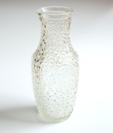 Wazon lodowy grys mały bezbarwny, huta Prądniczanka PRL