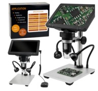 MIKROSKOP CYFROWY 1200X LCD 7 CALI HD KAMERA PILOT EDUKACYJNY