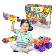 Klocki Konstrukcyjne Wafle Meli Basic duże opakowanie 1000 sztuk elementów