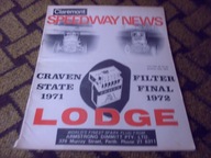 1972 Claremont (Australia) Speedway News program - czysty