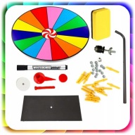 Koło Fortuny 60 cm suchościeralne z regulowanym statywem Gra towarzyska