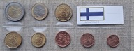 Finlandia - zestaw / 1 cent / 2 euro - 2007