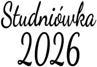 Napis Naklejka Naścienna STUDNIÓWKA 2026 rozm. 280 x 460 mm (wys x szer)