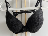 BIUSTONOSZ DAMSKI czarny koronkowy push-up ETAM 75B