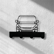 Wieszak na klucze Fiat Multipla - samochód półka ozdoba ścienna