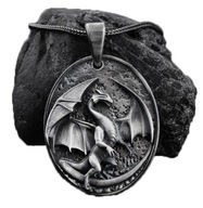 Wisior Czarny Smok Gra o Tron Ród Smoka