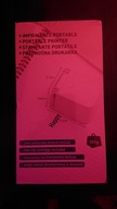 Drukarka przenośna MBRUSH z tuszem HP 62 podobna do COLOP EMARK