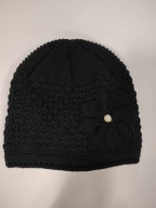 CZAPKA DAMSKA ZIMOWA CZARNA TN nr 106B
