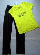 PIŻAMA DZIEWCZĘCA NEONOWA COTTON 134/140 PEPPERTS