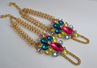 BRANSOLETY INDYJSKIE BOLLYWOOD TANIEC KAMIENIE