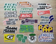 Naklejka BREMBO OHLINS TEIN HAWK RAYS ENDLESS AP