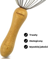 Masażer do głowy bambusowy 24 palce relaksujący drapak premium prezent