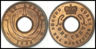 MNB - EAST AFRICA 1 Cent 1954 # AFRYKA WSCHODNIA # st 1