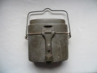 STALOWA MENAŻKA ŻOŁNIERZA LWP 1950 sygn. SILESIA 1950 RYBNIK- wrzesień 1939