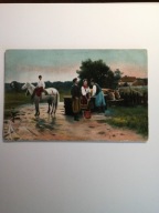 MALARSTWO- 1900- PRZY STUDNI- N. K. PIMOMIENKO