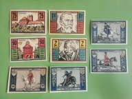 STARY NOTGELD STOLP ( SŁUPSK ) 8 SZT.