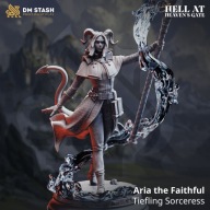 Tiefling Priestess Aria - DM Stash - figurka RPG DnD D&D - druk 3D 14K