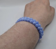 Zestaw 2 bransoletek z niebieskiego awenturynu 8 mm | unisex
