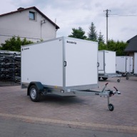 Przyczepa Brenderup Cargo CD260B 155x260x150 DMC 750 kg HAMOWANA Drzwi